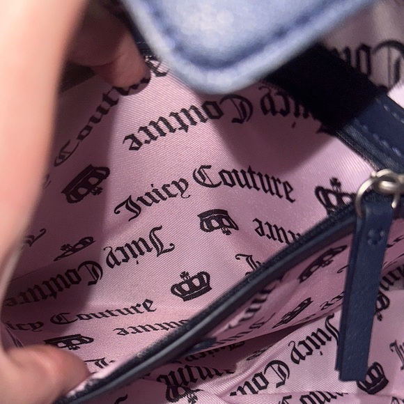 Juicy Couture Dark Blue and Light Blue Tote - Picture 5 of 7